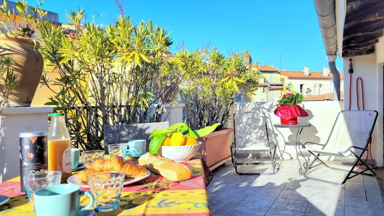 Ze Perfect Place - Appartement De Charme Nicois - 2 Chb & 2 Sdb - Ac - Terrasse - Vieux Nice Buitenkant foto