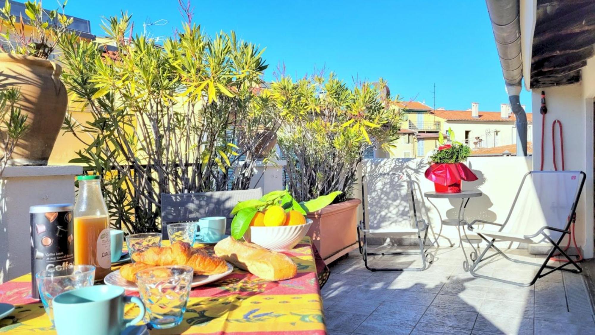 Ze Perfect Place - Appartement De Charme Nicois - 2 Chb & 2 Sdb - Ac - Terrasse - Vieux Nice Buitenkant foto